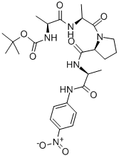 BOC-ALA-ALA-PRO-ALA-PNA CAS#: 121570-42-1