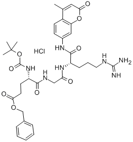 BOC-GLU(OBZL)-GLY-ARG-AMC HCL CAS#: 133448-22-3