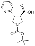 BOC-(TRANS)-4-(2-PYRIDINYL)-PYRROLIDINE-3-CARBOXYLIC ACID CAS#: 267876-09-5