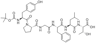 BOC-TYR-PRO-GLY-PHE-LEU-THR-OH CAS#: 141261-96-3
