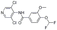 BenzaMide, N-(3,5-dichloro-4-pyridinyl)-4-(difluoroMethoxy)-3-Methoxy- CAS#: 162401-29-8