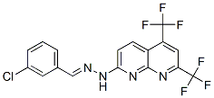 Benzaldehyde, 3-chloro-, [5,7-bis(trifluoromethyl)-1,8-naphthyridin-2-yl]hydrazone (9CI) CAS#: 338962-22-4