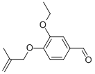 Benzaldehyde, 3-ethoxy-4-[(2-methyl-2-propenyl)oxy]- (9CI) CAS#: 363186-13-4