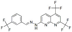 Benzaldehyde, 3-(trifluoromethyl)-, [5,7-bis(trifluoromethyl)-1,8-naphthyridin-2-yl]hydrazone (9CI) CAS#: 338962-17-7