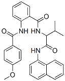 Benzamide, 2-[(4-methoxybenzoyl)amino]-N-[2-methyl-1-[(1-naphthalenylamino)carbonyl]propyl]- (9CI) CAS#: 345244-55-5