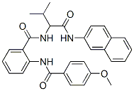 Benzamide, 2-[(4-methoxybenzoyl)amino]-N-[2-methyl-1-[(2-naphthalenylamino)carbonyl]propyl]- (9CI) CAS#: 345244-54-4