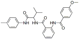 Benzamide, 2-[(4-methoxybenzoyl)amino]-N-[2-methyl-1-[[(4-methylphenyl)amino]carbonyl]propyl]- (9CI) CAS#: 345237-95-8