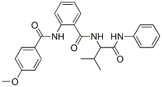 Benzamide, 2-[(4-methoxybenzoyl)amino]-N-[2-methyl-1-[(phenylamino)carbonyl]propyl]- (9CI) CAS#: 345237-92-5