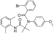 Benzamide, 2-bromo-N-[2-[(2,6-dimethylphenyl)amino]-1,1-dimethyl-2-oxoethyl]-N-(4-methoxyphenyl)- (9CI) CAS#: 364748-53-8
