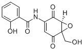 Benzamide, 2-hydroxy-N-(6-(hydroxymethyl)-2,5-dioxo-7-oxabicyclo(4.1.0 )hept-3-en-3-yl)-, (1S)- CAS#: 175448-32-5
