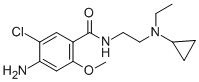 Benzamide, 4-amino-5-chloro-N-(2-(cyclopropylethylamino)ethyl)-2-metho xy- CAS#: 126105-19-9
