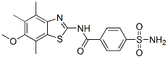 Benzamide,  4-(aminosulfonyl)-N-(6-methoxy-4,5,7-trimethyl-2-benzothiazolyl)- CAS#: 120165-54-0