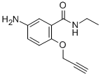 Benzamide, 5-amino-N-ethyl-2-(2-propynyloxy)- CAS#: 30533-75-6