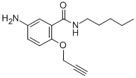Benzamide, 5-amino-N-pentyl-2-(2-propynyloxy)- CAS#: 30533-82-5