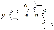 Benzamide, N-[1-[[(4-methoxyphenyl)amino]carbonyl]-2-methyl-1-butenyl]- (9CI) CAS#: 339575-22-3
