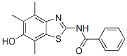 Benzamide, N-(6-hydroxy-4,5,7-trimethyl-2-benzothiazolyl)- CAS#: 120164-66-1