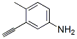 Benzenamine, 3-ethynyl-4-methyl- (9CI) CAS#: 134690-40-7
