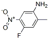 Benzenamine, 4-fluoro-2-methyl-5-nitro- CAS#: 446-18-4