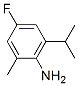 Benzenamine, 4-fluoro-2-methyl-6-(1-methylethyl)- (9CI) CAS#: 121286-45-1