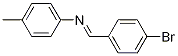 Benzenamine, N-[(4-bromophenyl)methylene]-4-methyl- CAS#: 39128-27-3