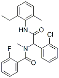 Benzeneacetamide, 2-chloro-N-(2-ethyl-6-methylphenyl)-alpha-[(2-fluorobenzoyl)methylamino]- (9CI) CAS#: 293763-37-8