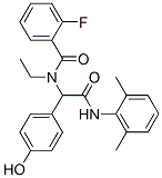 Benzeneacetamide, N-(2,6-dimethylphenyl)-alpha-[ethyl(2-fluorobenzoyl)amino]-4-hydroxy- (9CI) CAS#: 316187-34-5