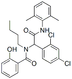 Benzeneacetamide, alpha-[butyl(2-hydroxybenzoyl)amino]-2,4-dichloro-N-(2,6-dimethylphenyl)- (9CI) CAS#: 293764-41-7