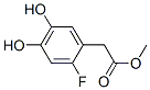 Benzeneacetic acid, 2-fluoro-4,5-dihydroxy-, methyl ester (9CI) CAS#: 141523-25-3