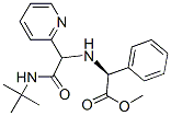 Benzeneacetic acid, alpha-[[2-[(1,1-dimethylethyl)amino]-2-oxo-1-(2-pyridinyl)ethyl]amino]-, methyl ester, (alphaS)- (9CI) CAS#: 285996-49-8