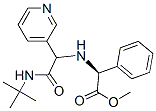 Benzeneacetic acid, alpha-[[2-[(1,1-dimethylethyl)amino]-2-oxo-1-(3-pyridinyl)ethyl]amino]-, methyl ester, (alphaS)- (9CI) CAS#: 285996-50-1