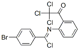 Benzenecarboximidoyl  chloride,  4-bromo-N-[2-(trichloroacetyl)phenyl]-  (9CI) CAS#: 146774-80-3