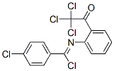 Benzenecarboximidoyl  chloride,  4-chloro-N-[2-(trichloroacetyl)phenyl]-  (9CI) CAS#: 146774-79-0