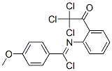 Benzenecarboximidoyl  chloride,  4-methoxy-N-[2-(trichloroacetyl)phenyl]-  (9CI) CAS#: 146774-78-9