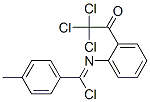 Benzenecarboximidoyl  chloride,  4-methyl-N-[2-(trichloroacetyl)phenyl]-  (9CI) CAS#: 146774-77-8