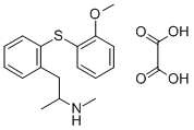 Benzeneethanamine, 2-((2-methoxyphenyl)thio)-N,alpha-dimethyl-, ethane dioate (1:1) CAS#: 128959-23-9