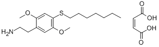 Benzeneethanamine, 2,5-dimethoxy-4-(heptylthio)-, (Z)-2-butenedioate ( 1:1) CAS#: 129658-28-2