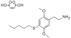 Benzeneethanamine, 2,5-dimethoxy-4-(pentylthio)-, (Z)-2-butenedioate ( 1:1) CAS#: 129658-10-2