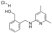 Benzenemethanol, .alpha.-(4,6-dimethyl-2-pyridinyl)aminomethyl-, monohydrochloride CAS#: 39742-92-2