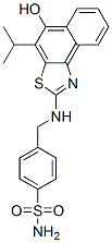 Benzenesulfonamide,  4-[[[5-hydroxy-4-(1-methylethyl)naphtho[1,2-d]thiazol-2-yl]amino]methyl]- CAS#: 120164-57-0