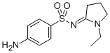 Benzenesulfonamide, 4-amino-N-(1-ethyl-2-pyrrolidinylidene)- CAS#: 126826-50-4