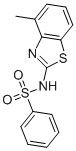 Benzenesulfonamide,N-(4-methyl-2-benzothiazolyl)- CAS#: 127834-20-2
