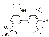 Benzenesulfonic acid, 4-3-3,5-bis(1,1-dimethylethyl)-4-hydroxyphenyl-1-oxopropylamino-, monosodium salt CAS#: 139479-51-9