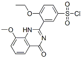 Benzenesulfonyl chloride, 3-(1,4-dihydro-8-methoxy-4-oxo-2-quinazolinyl)-4-ethoxy- (9CI) CAS#: 150479-72-4