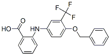 Benzoic  acid,  2-[[4-(phenylmethoxy)-3-(trifluoromethyl)phenyl]amino]- CAS#: 39062-71-0