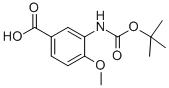 Benzoic acid, 3-[[(1,1-dimethylethoxy)carbonyl]amino]-4-methoxy- (9CI) CAS#: 306937-12-2
