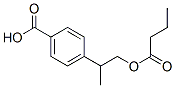 Benzoic acid, 4-[1-methyl-2-(1-oxobutoxy)ethyl]-, (+)- (9CI) CAS#: 138967-28-9