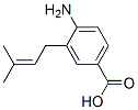 Benzoic acid, 4-amino-3-(3-methyl-2-butenyl)- (9CI) CAS#: 131989-76-9