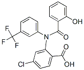 Benzoic  acid,  4-chloro-2-[(2-hydroxybenzoyl)[3-(trifluoromethyl)phenyl]amino]- CAS#: 35716-40-6