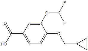 Benzoic acid, 4-(cyclopropylMethoxy)-3-(difluoroMethoxy)- CAS#: 162401-69-6