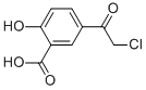 Benzoic acid, 5-(chloroacetyl)-2-hydroxy- (9CI) CAS#: 119798-65-1
